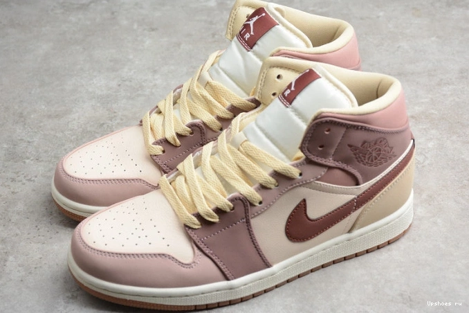 Dark Mauve Mid Jordan  1 (W) Pony SE DO7440-821 Smoky 0916